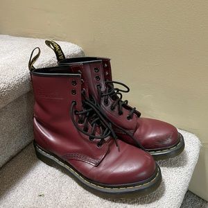 Doc martin cherry boots